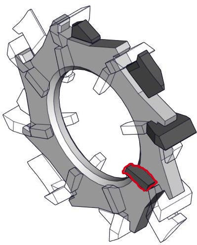 Shredder Teeth "Retainer" 5471