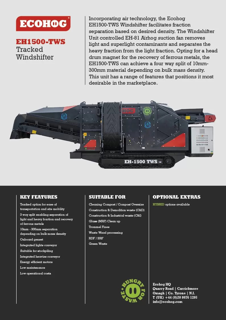 NEW EcoHog Tracked Windshifter EH1500-TWS | Year: 2025 | Hours: 1