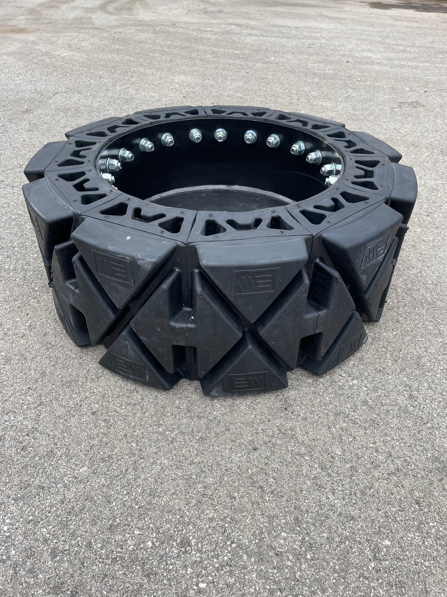 Evolution Skid Steer Tires (Full Set of 4 Tires on Rims) 12 x16.5